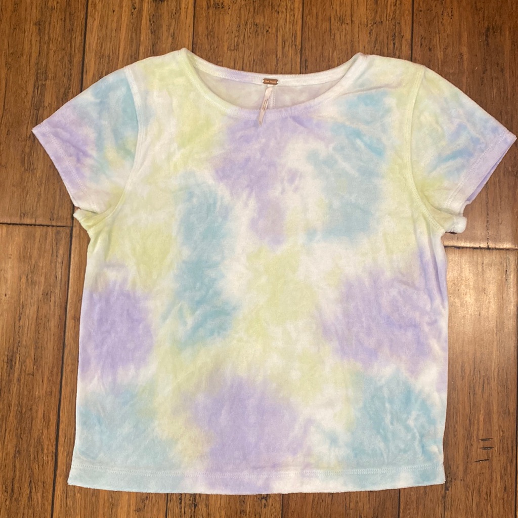 Free People Velvet Tie-Dye Shirt